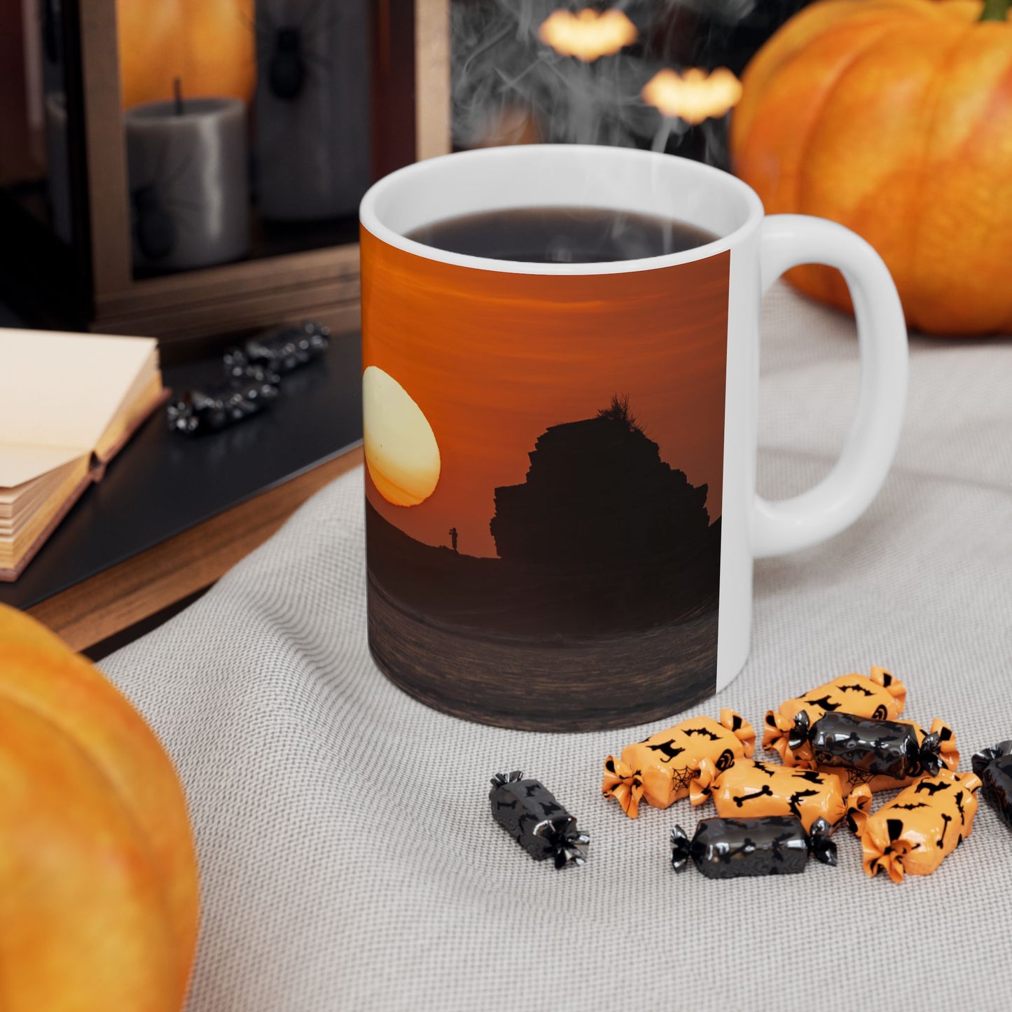 SUNSET MAGNIFIC ROCK (NICARAGUA) CERAMIC MUG