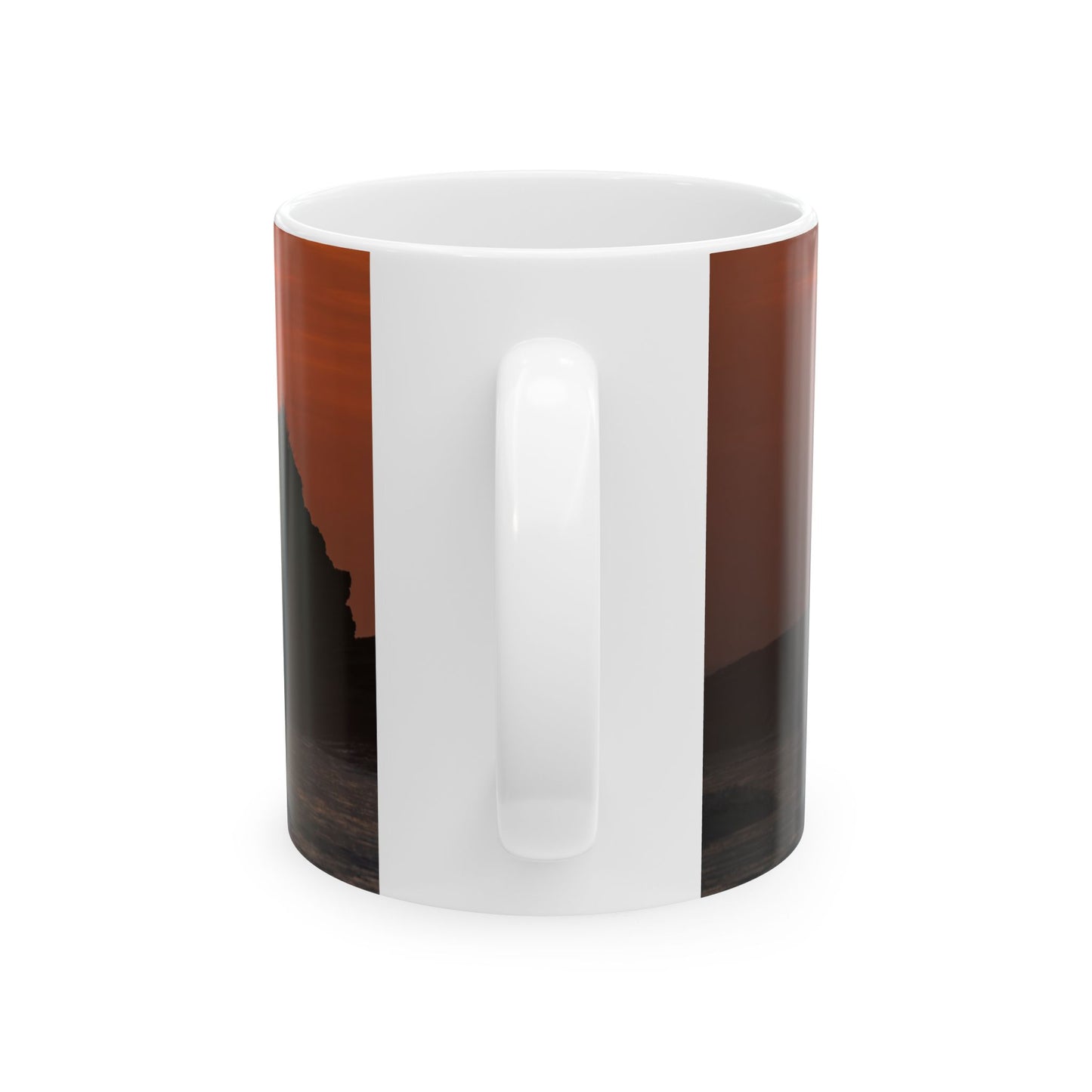 SUNSET MAGNIFIC ROCK (NICARAGUA) CERAMIC MUG