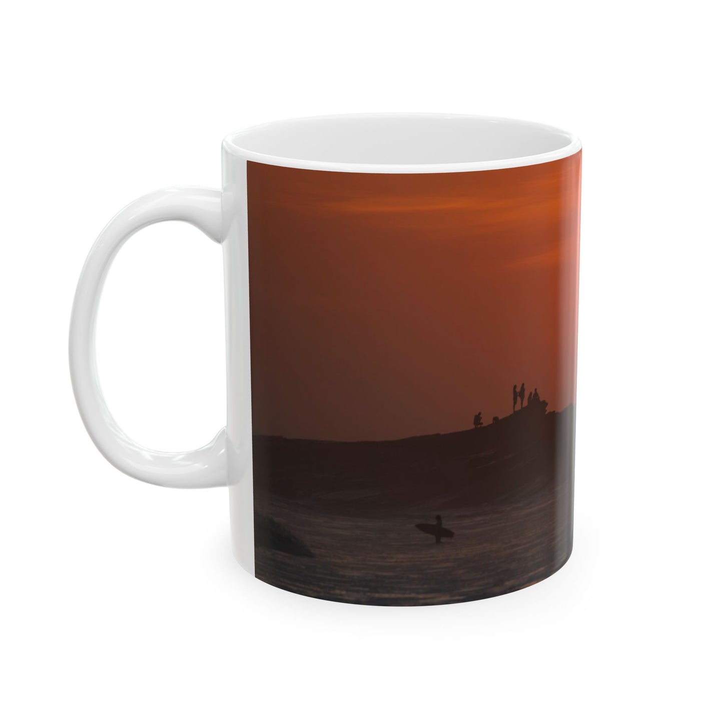 SUNSET MAGNIFIC ROCK (NICARAGUA) CERAMIC MUG