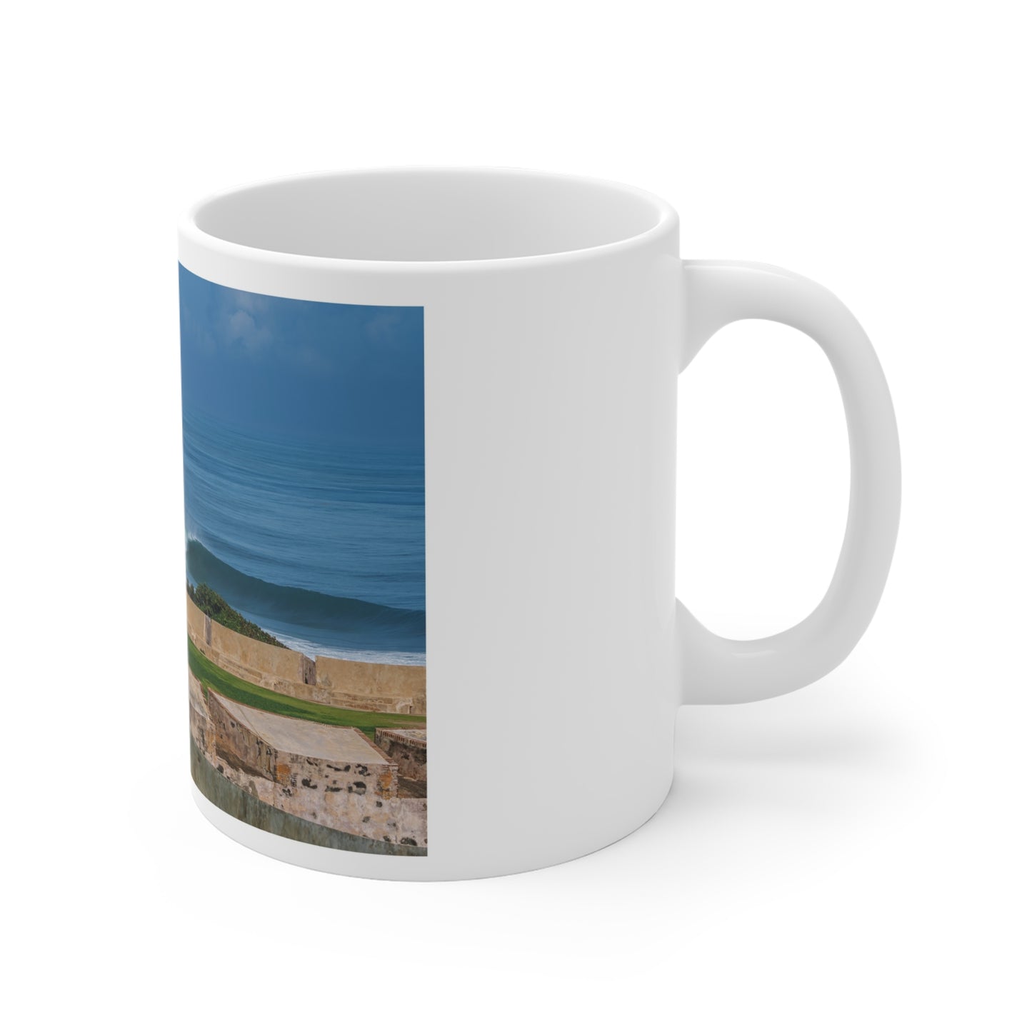 EL VIEJO SAN JUAN PUERTO RICO/ EL MORRO WAVES MUG