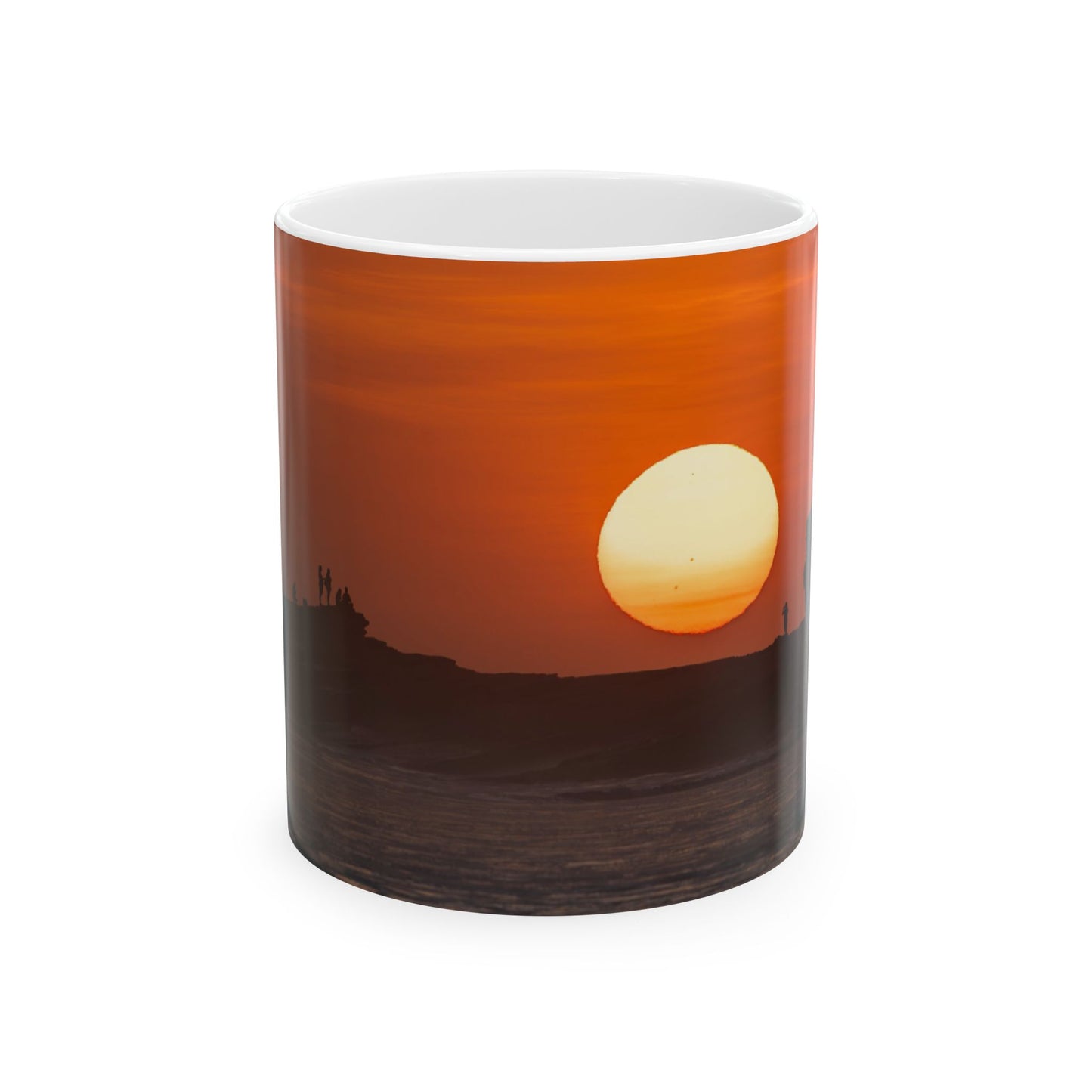 SUNSET MAGNIFIC ROCK (NICARAGUA) CERAMIC MUG