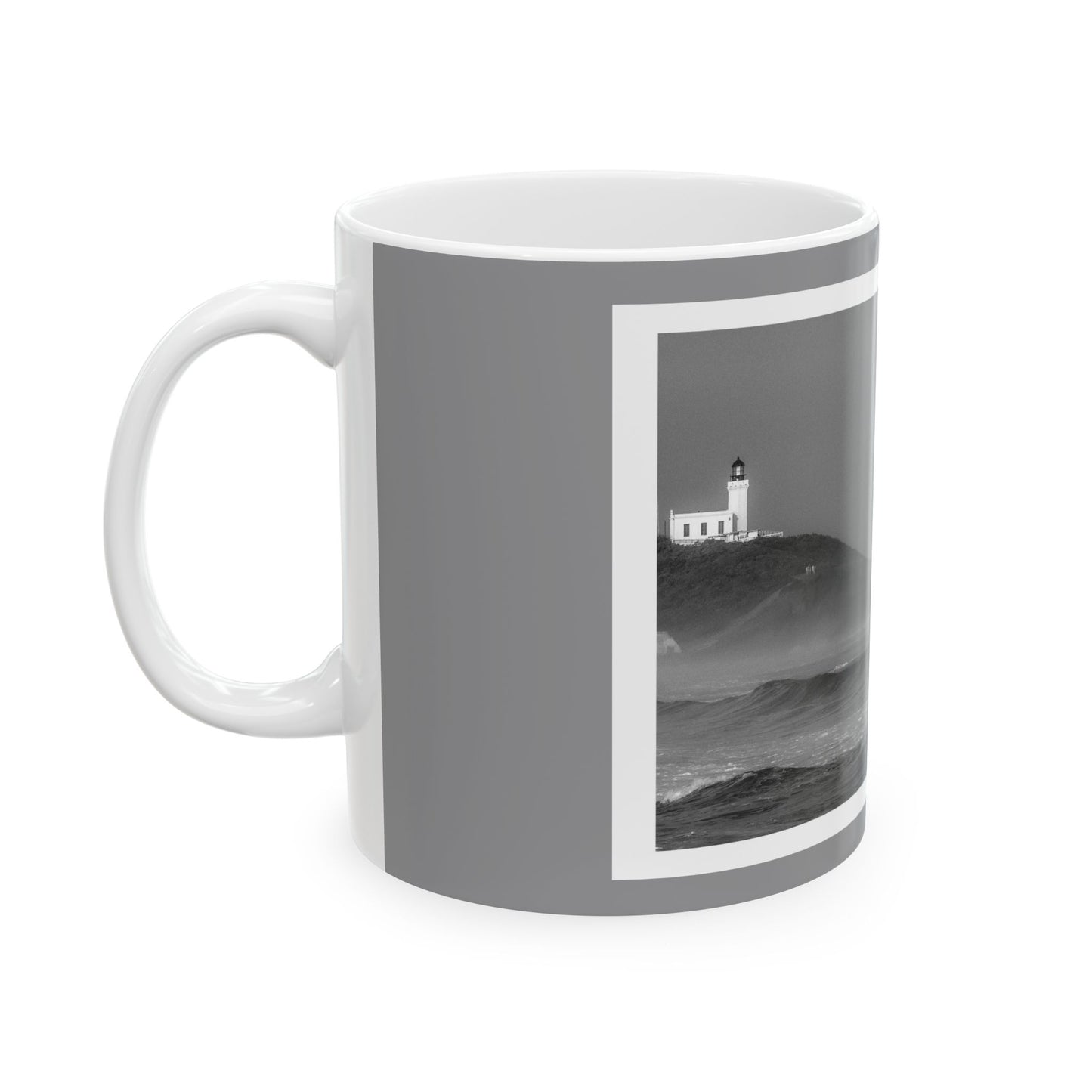 LIGHTHOUSE & WAVES (ARECIBO P.R.) CERAMIC MUG