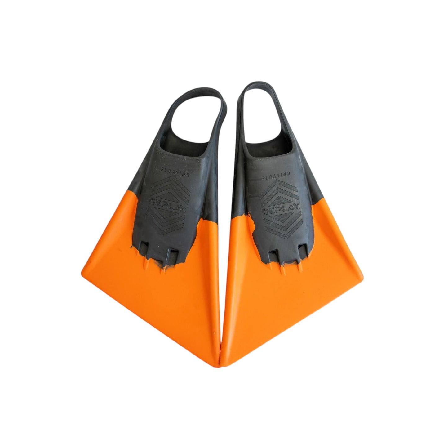 REPLAY SWIM FINS BLACK/ORANGE