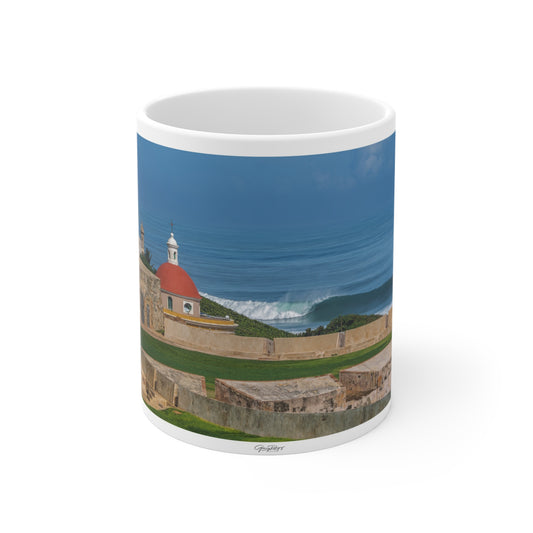 EL VIEJO SAN JUAN PUERTO RICO/ EL MORRO WAVES MUG